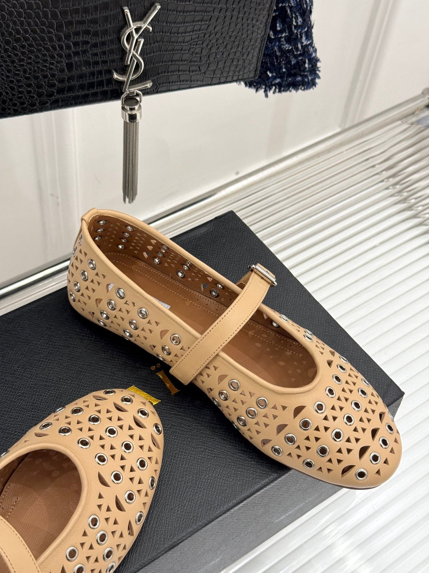 MARY JANE IN SEPIA TAN CALFSKIN