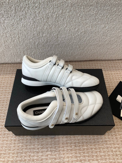 MARY JANE SNEAKERS IN WHITE LAMBSKIN
