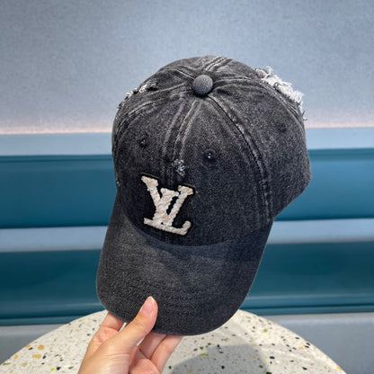 BASEBALL CAP IN BLACK DENIM 433087