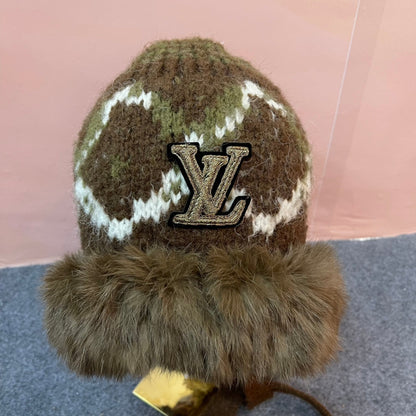 KNITTED WOOL HAT COLORFUL 436581