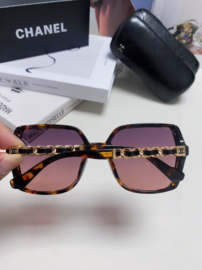 SQUARE SUNGLASSES 632875 IN HAVANA ACETATE