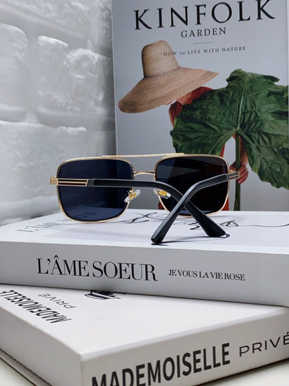 SQUARE FRAME SUNGLASSES 570213 IN METAL
