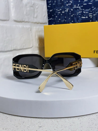 OVERSIZES FF DIAMONDS SQUARE SUNGLASSES 551639 IN ACETATE