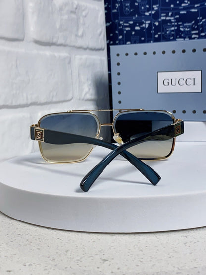 SQUARE FRAME SUNGLASSES 576906 IN METAL