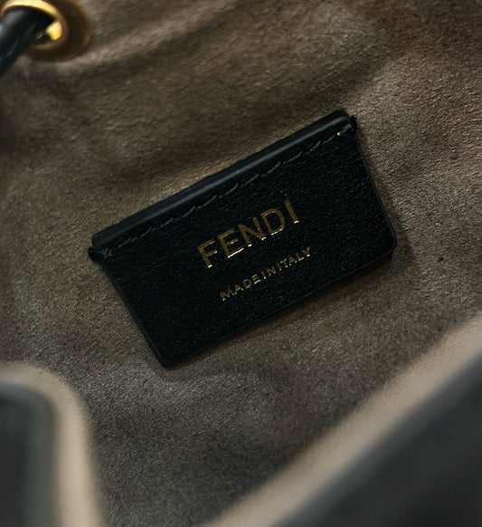 MON TRESOR 18 IN MULTICOLOR CANVAS WITH FF MOTIF EMBROIDERED