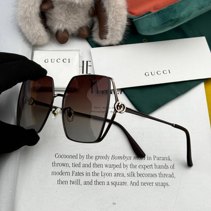 SQUARE FRAME SUNGLASSES G9638 IN METAL