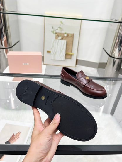 PENNY LOAFERS IN DARK BROWN CALFSKIN