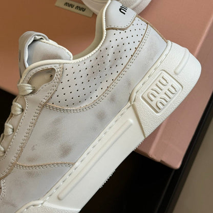 Frost Color Sneakers Calfskin