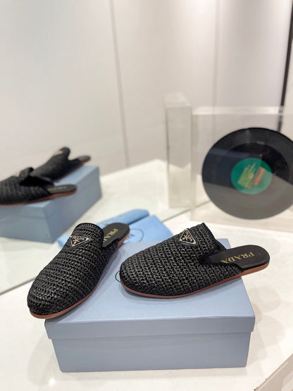 Crochet Mules 5mm Black