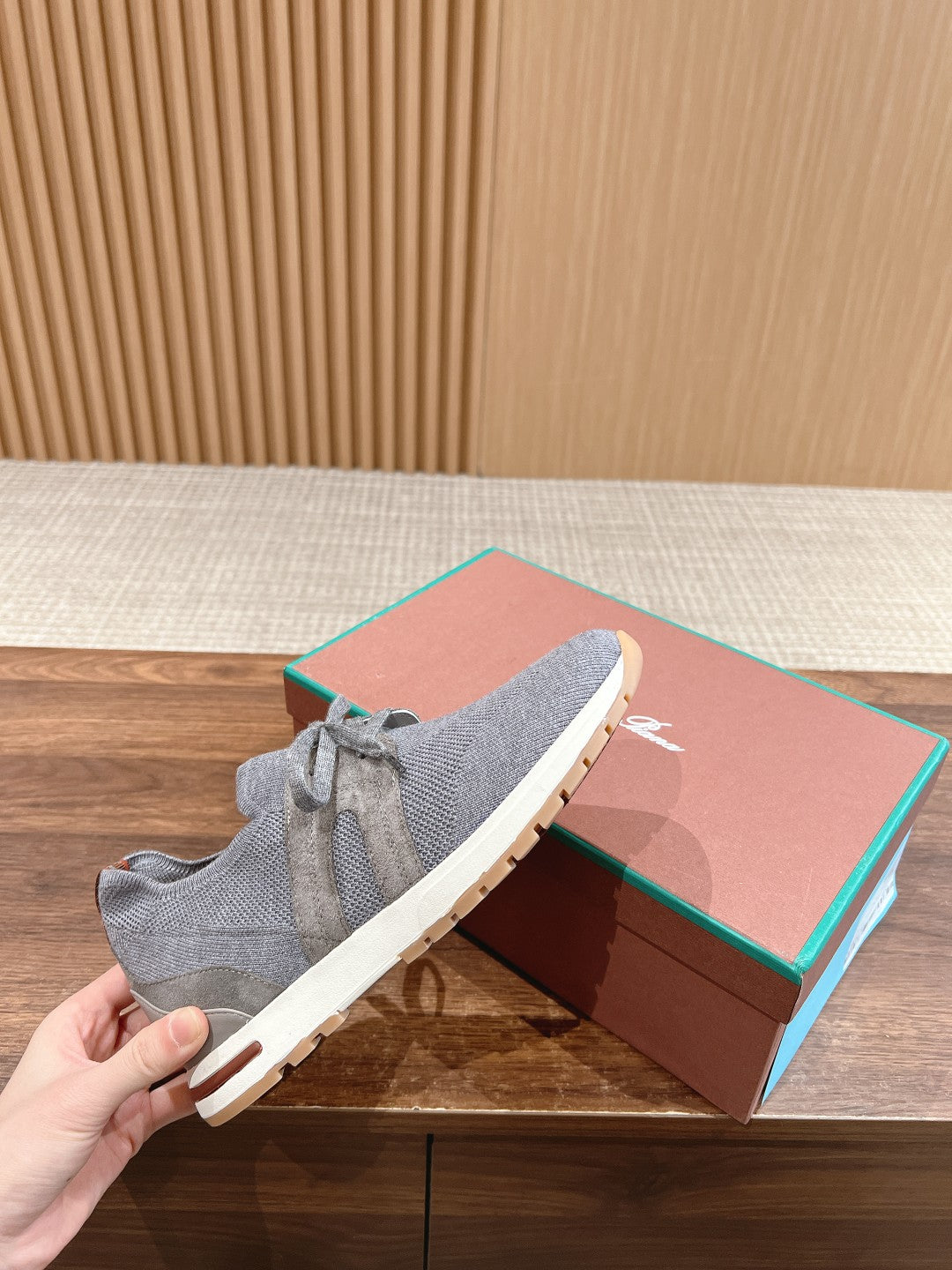 LP BASIC 360 FLEXY WALK SNEAKER LIGHT GRAY FABRICS
