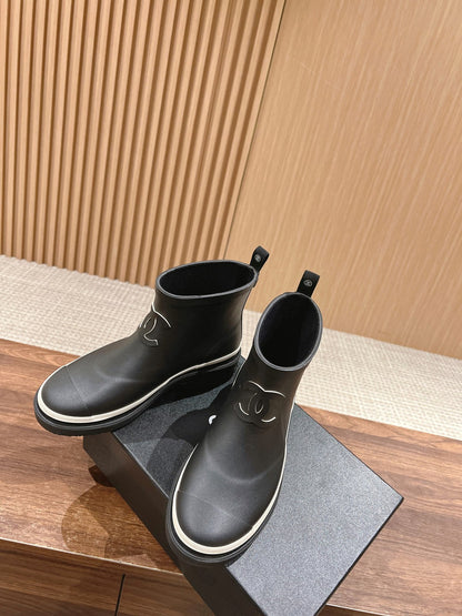 CC RAIN BOOTS BLACK TPU
