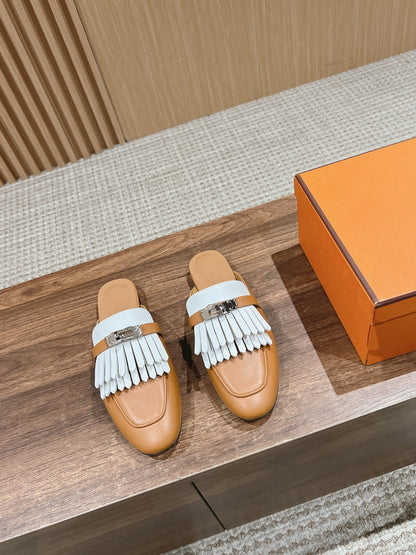 0Z Mule Fringed Bronze