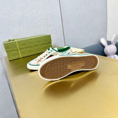 GG TENNIS 1977 TRAINER LIGHT GRAY CANVAS