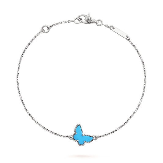 BUTTERFLY TURQUOISE SILVER BRACELET