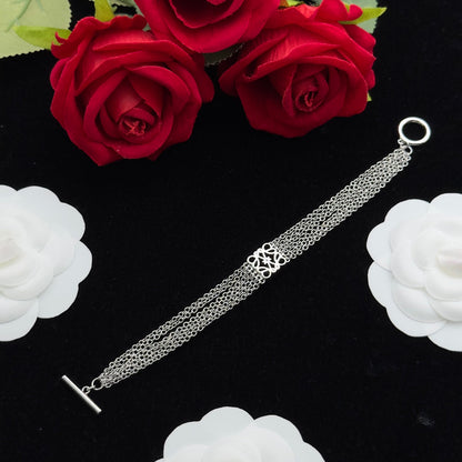 ANAGRAM MUTIL CHAIN BRACELET