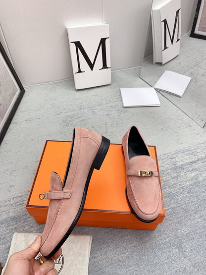 Destin Loafer Suede Light Pink