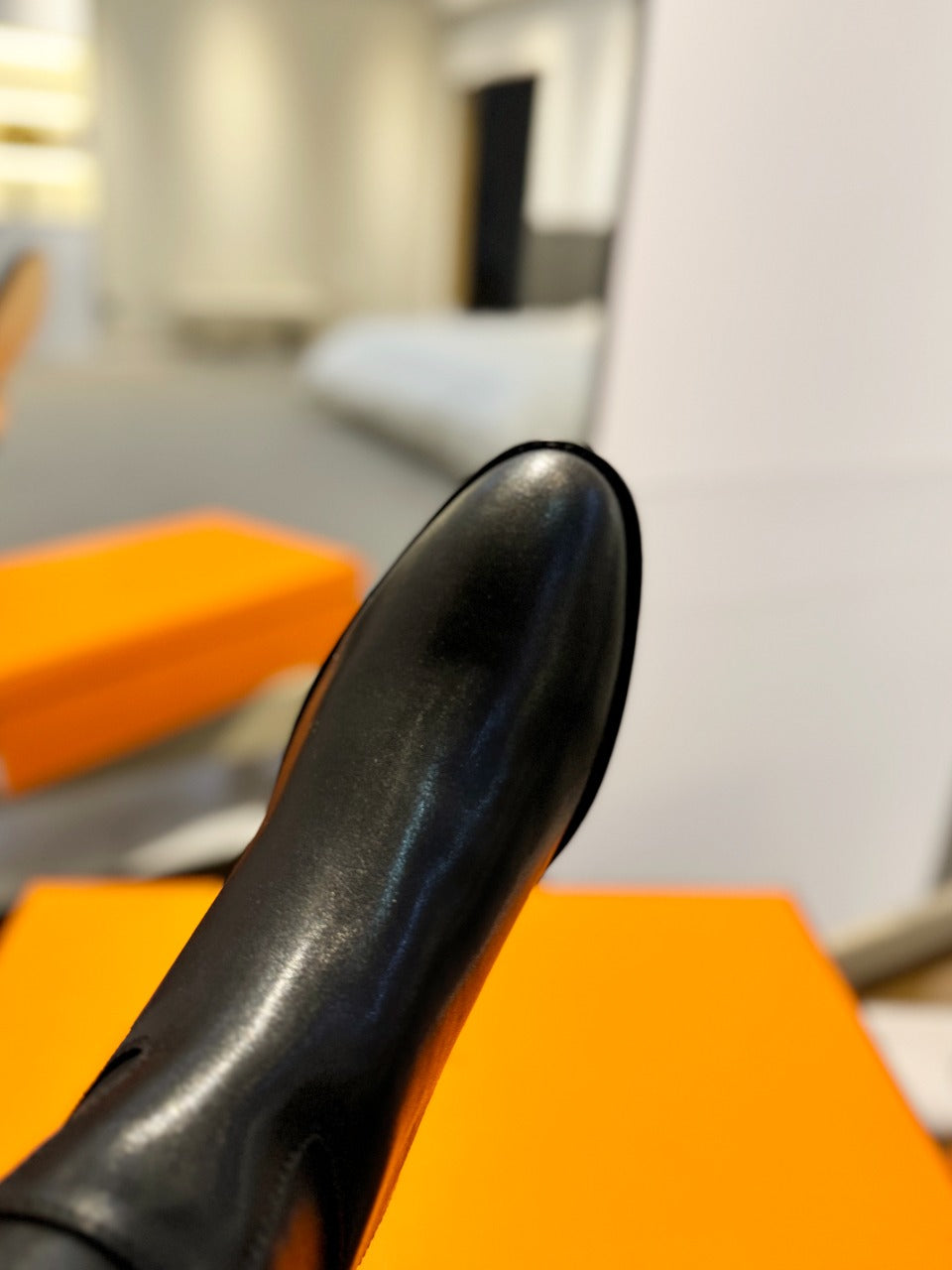 STIVALI JUMPING IN BLACK CALFSKIN